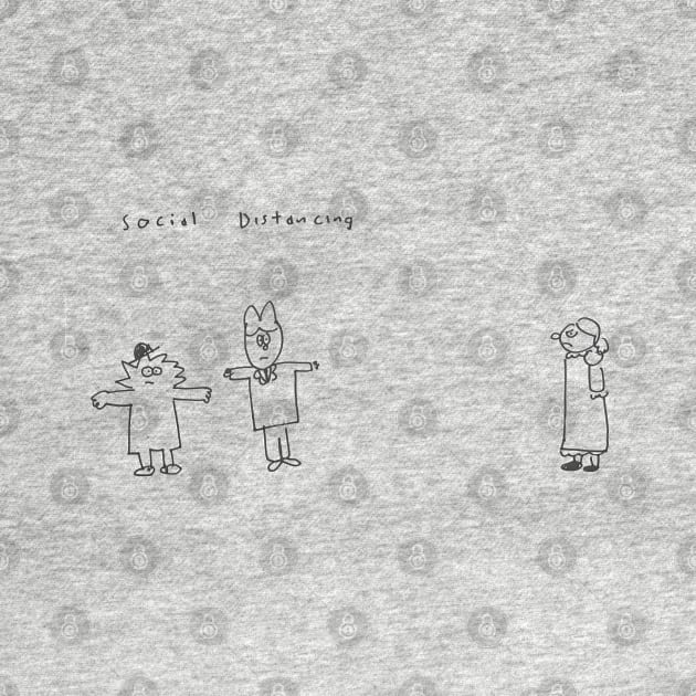 Social Distancing with my puppets by 6630 Productions